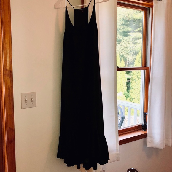 Victoria's Secret Dresses & Skirts - VS Long Dress w Ruffle Bottom in Black